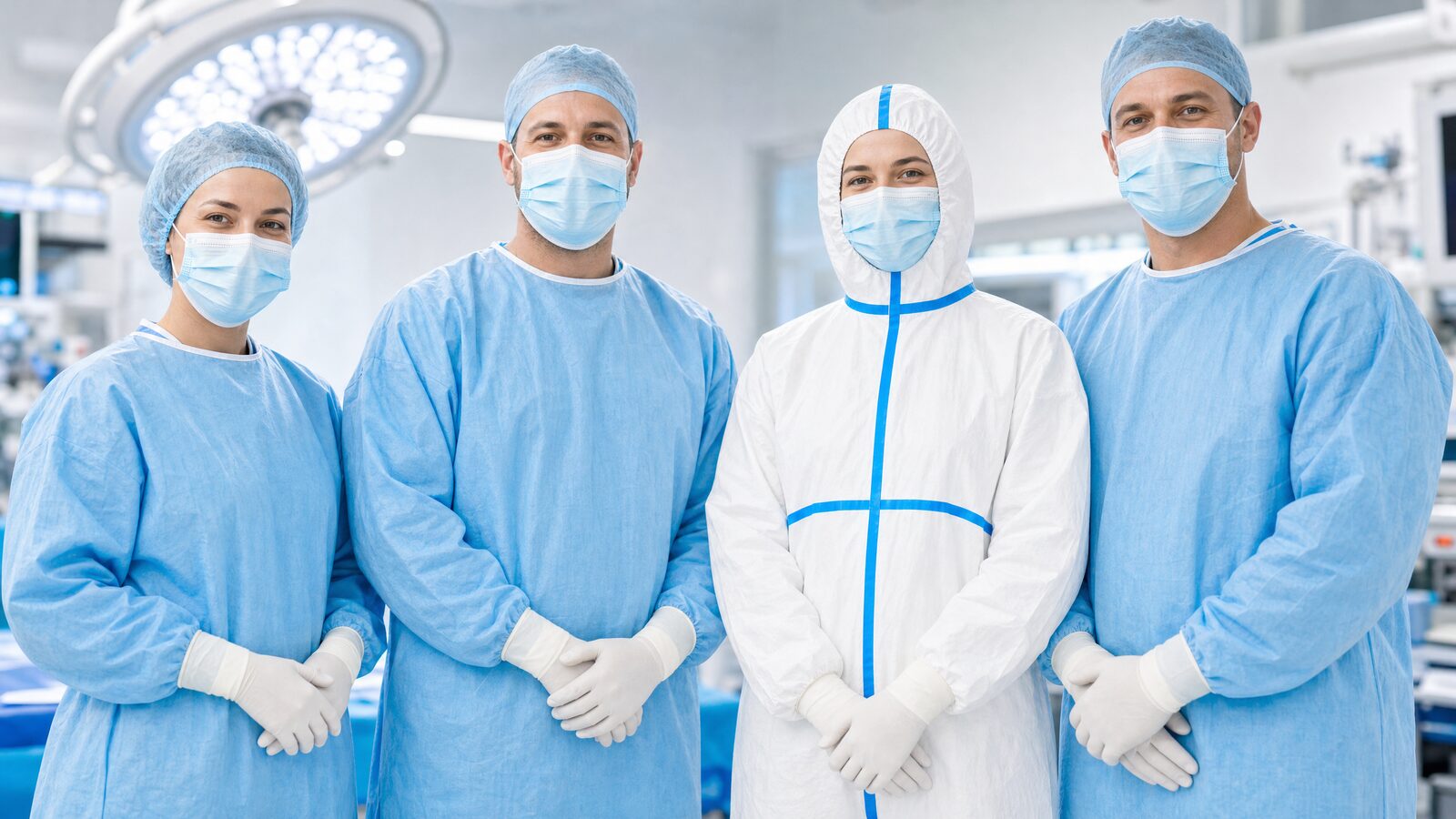 pvh-Team in Schutzkleidung